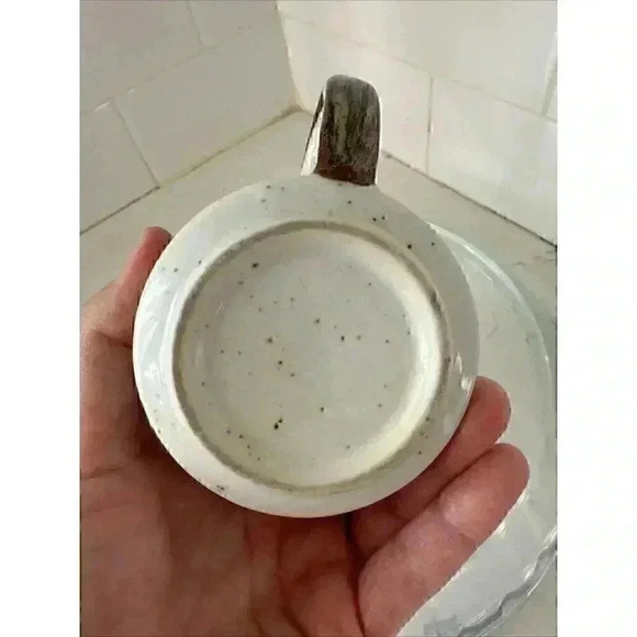 Vintage Stoneware Yellow & Orange Flowers Coffee Mug Vintage - Picture 14 of 14